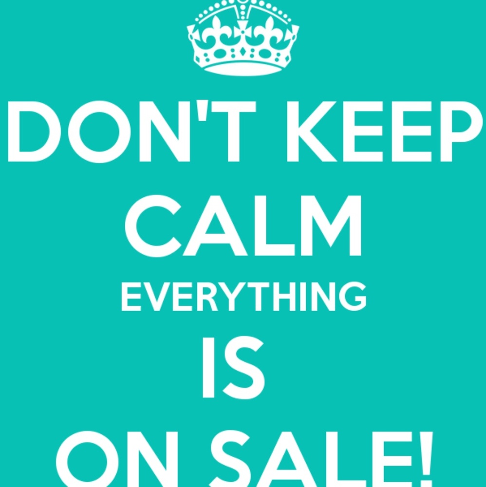 Everything is ON SALE!!!
